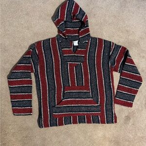 ⭐️ Frank’s Mexican style Baja rug pullover hoodie size large